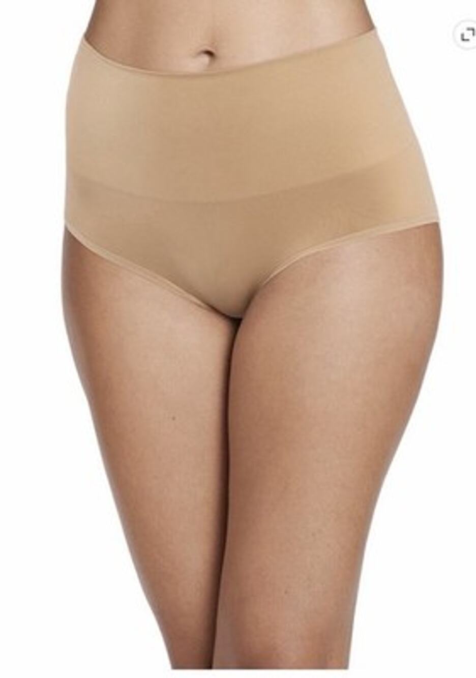 Jockey Generation Women's Tummy Smoothing Mid-Waist Briefs - Beige M